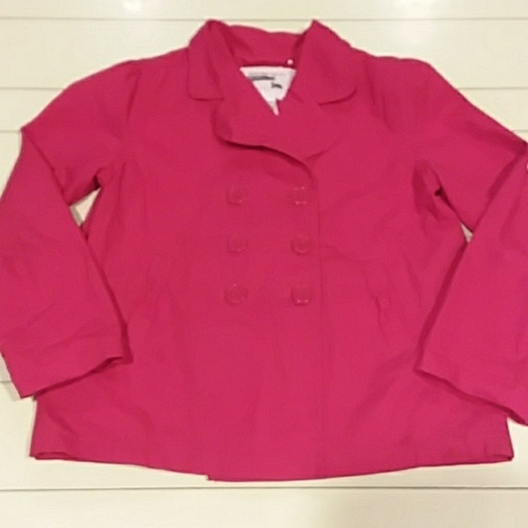 Gymboree medium 7/8 red light coat with bow - Picture 1 of 6
